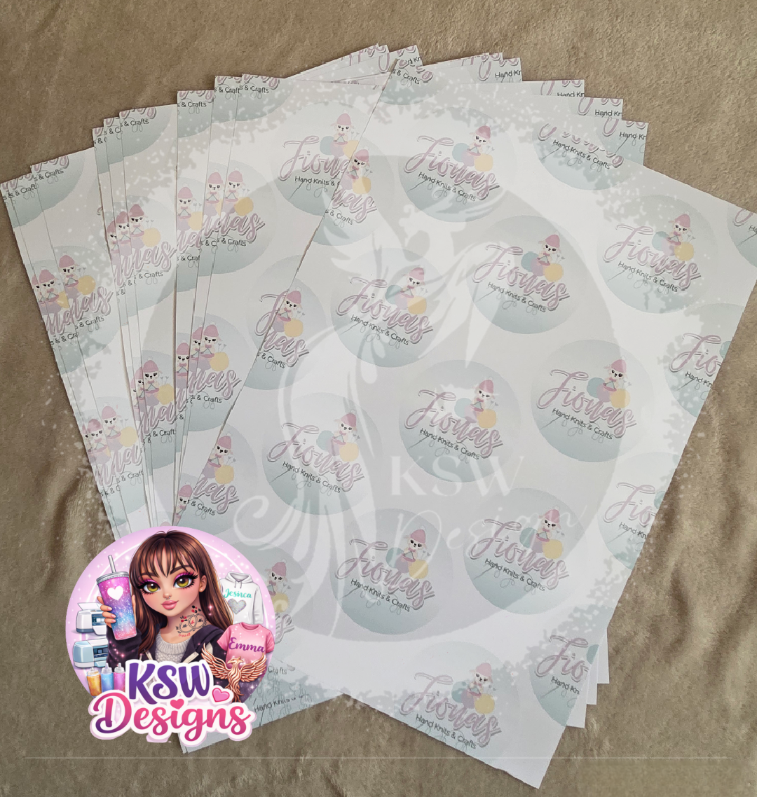 A3 Custom Logo Wrapping Paper – Business Branded Gift Wrap