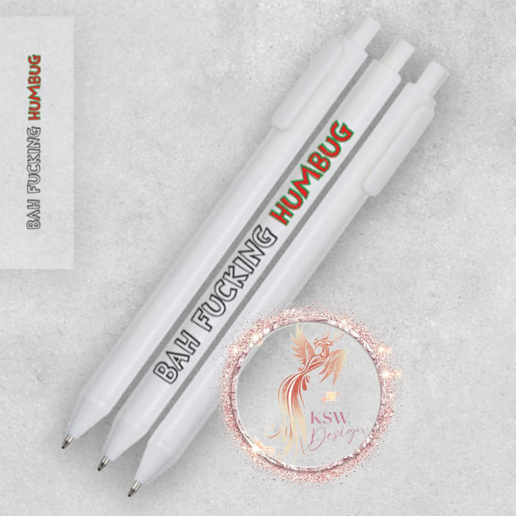 Christmas Profanity Pens