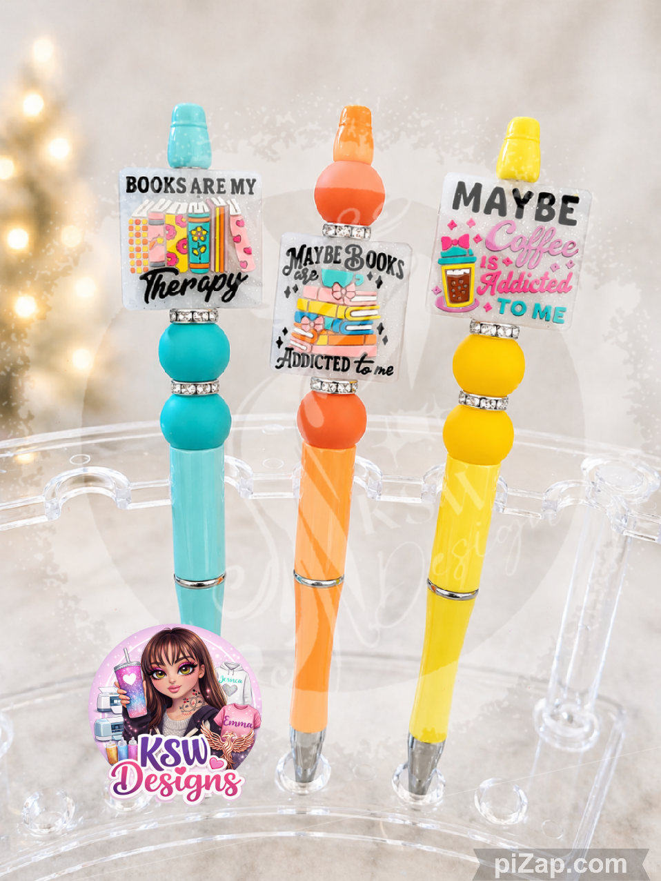 Bookish Beaded Pen | Choose Your Design