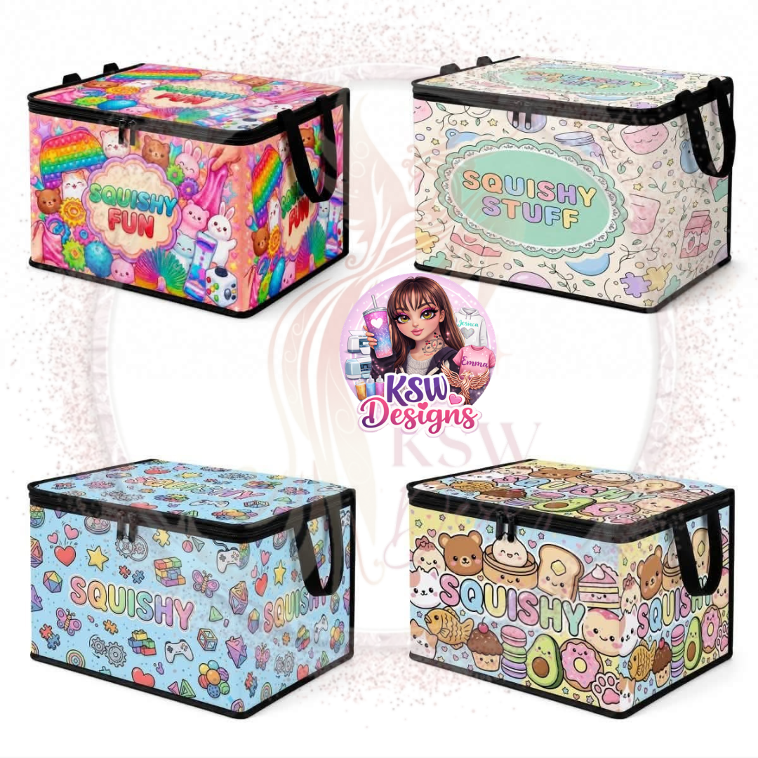 Personalised Squishy & Fidget Toy Storage Box – Pre-Order