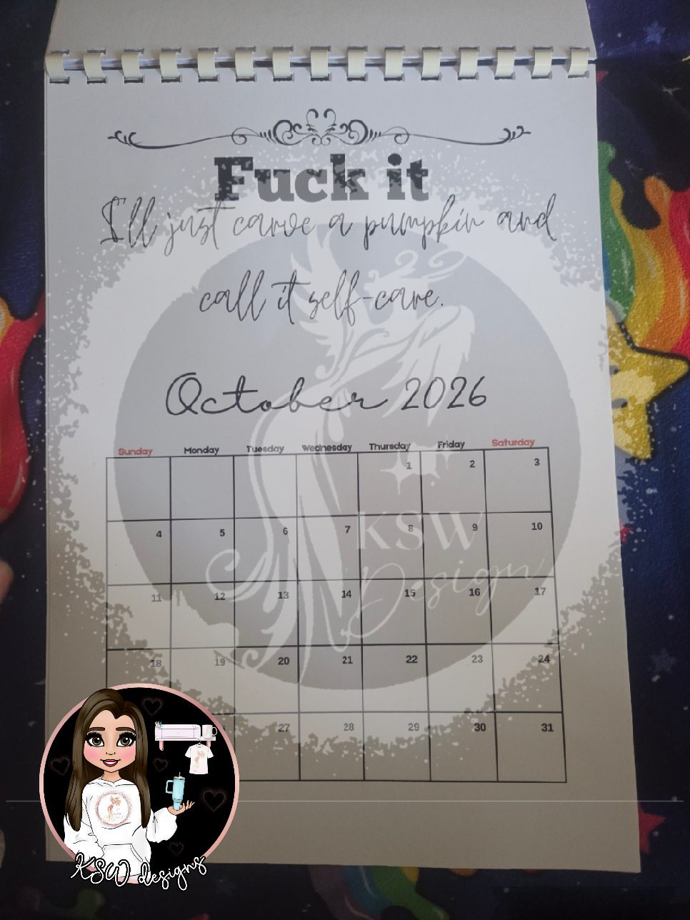 The Fuck It 2026 Calendar - 365 Days Of Whatever
