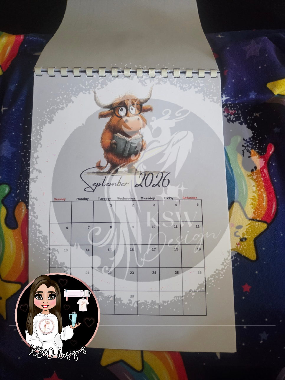 Highland Cows 2026 Calendar V1