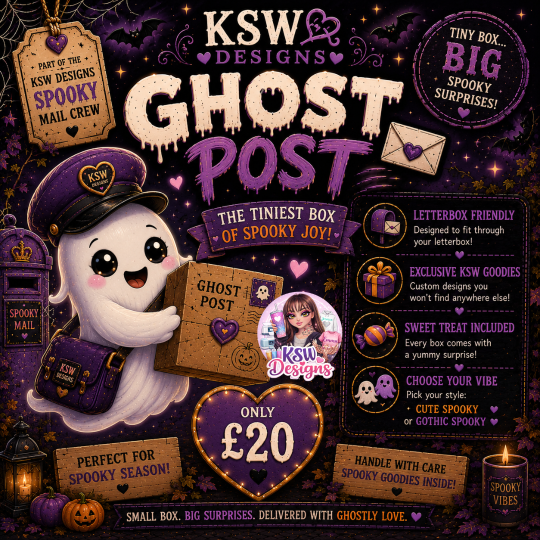 Ghost Post – Halloween Mystery Box | KSW Designs Spooky Mail