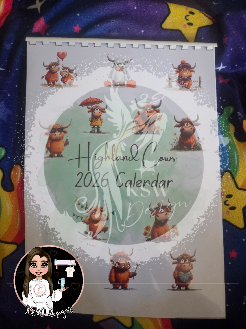 Highland Cows 2026 Calendar V1