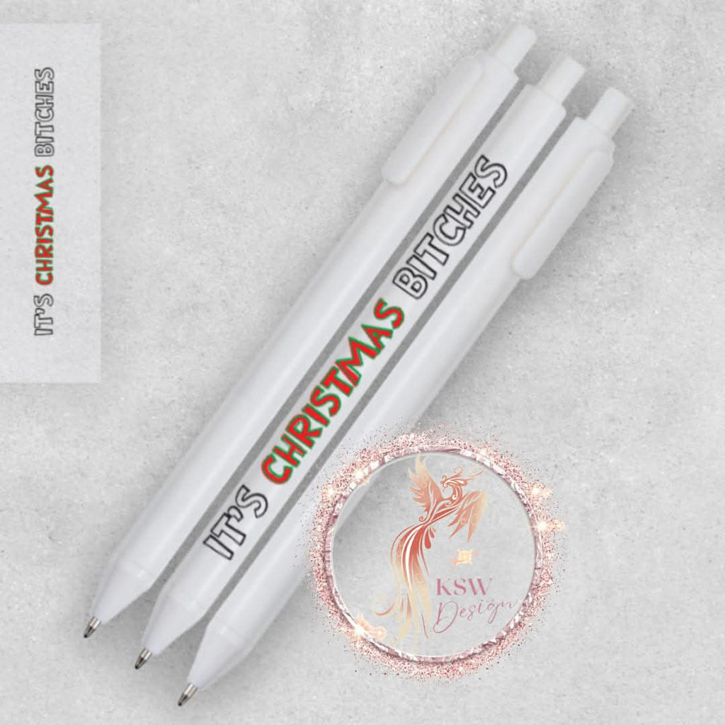Christmas Profanity Pens