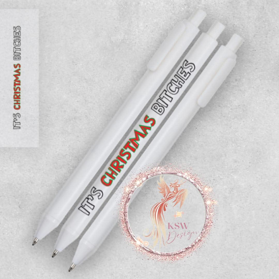 Christmas Profanity Pens