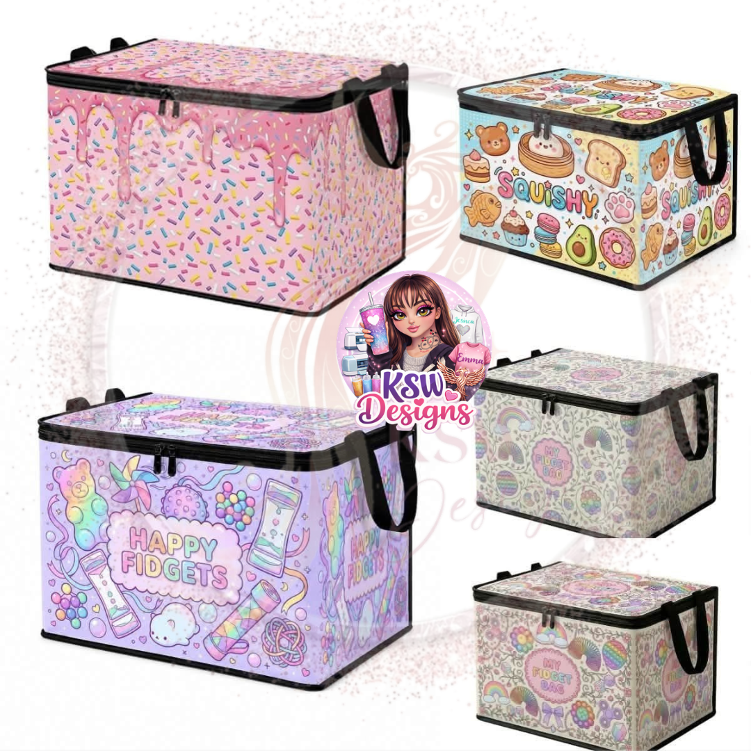 Personalised Squishy & Fidget Toy Storage Box – Pre-Order