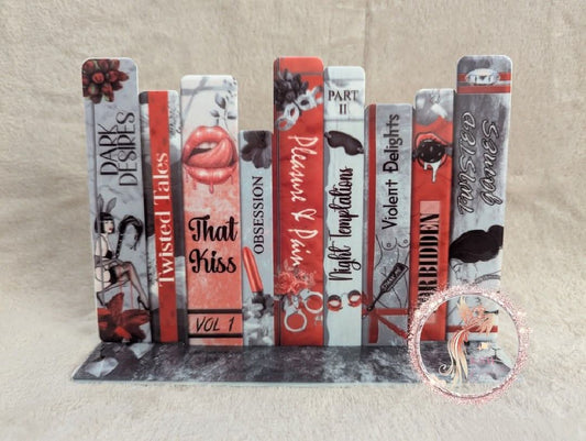 Dark Romance/Smut Bookshelf On Stand
