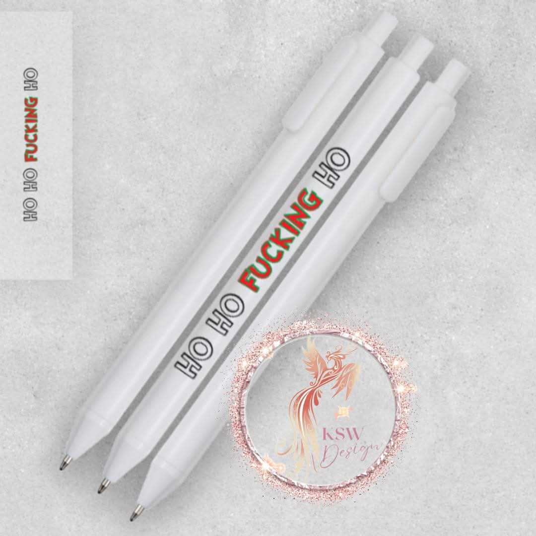 Christmas Profanity Pens