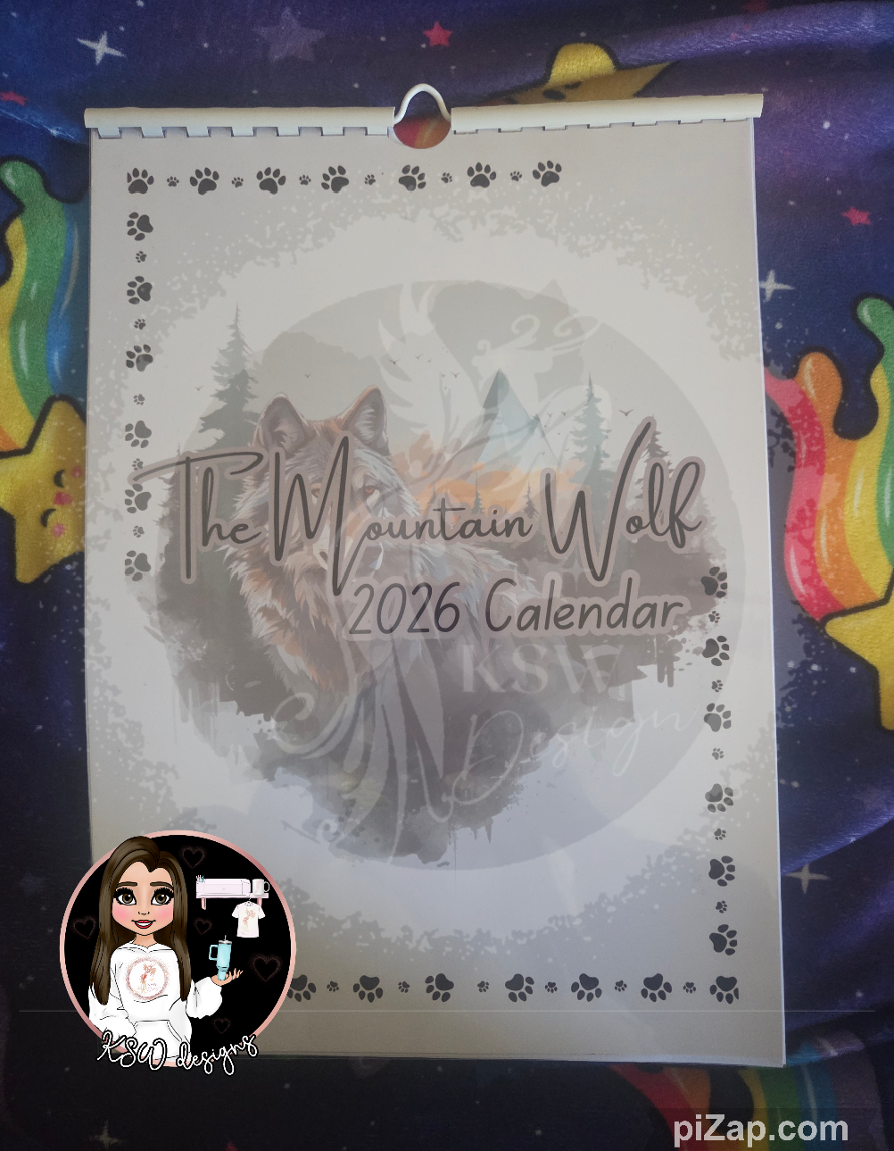 Mountain Wolf 2026 Calendar