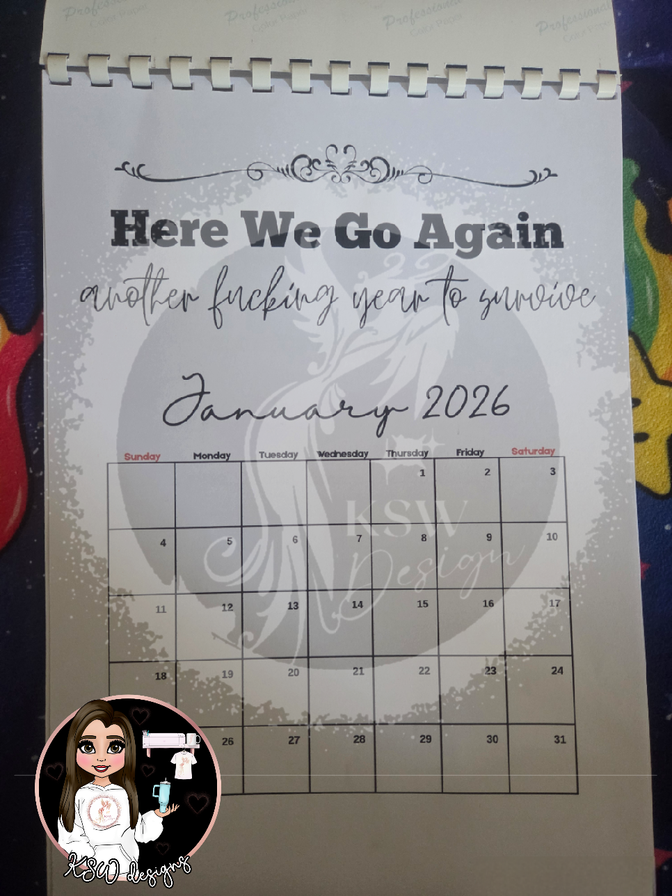 The Fuck It 2026 Calendar - 365 Days Of Whatever