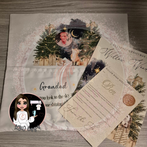 Willow Wood Memorial Pocket Cushion